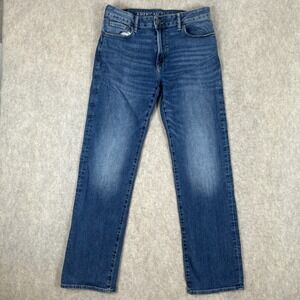 American Eagle Jeans Mens 33x34 Blue Original Boot Cut Western Cowboy Airflex